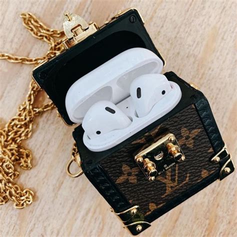 louis vuitton airpods trunk case|louis vuitton airpods case real.